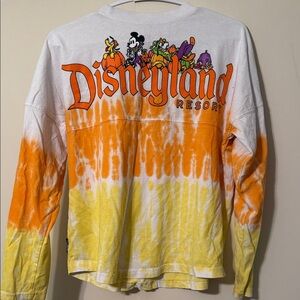 Disneyland Resort Kids Long Sleeve Tie-Dye Shirt - Orange & Yellow